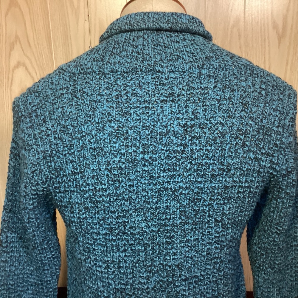 Vintage 1980’s Mens Woolrich shawl collar wool sweater size medium - Picture 5 of 8